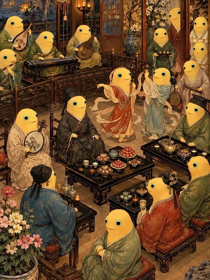 ESFJ · 社交暖心奶蛙 人格配图